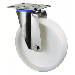 Edelstahl-Lenkrolle 200x50mm