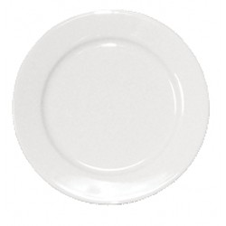 Athena Teller flach weiß, 25cm