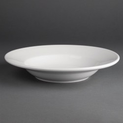 Athena Teller tief weiß, 23cm