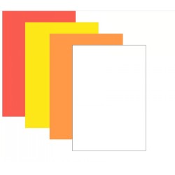 Plakate leucht-gelb 60x30cm
