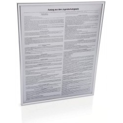 Hinweisschild "Jugendschutz"