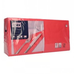 Servietten 33x33 1/4F, rot