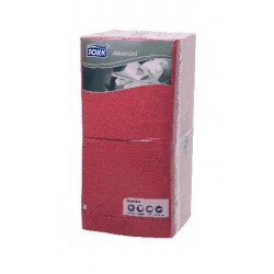 Servietten 33x33 1/4F, rot