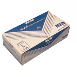 Vinyl Handschuhe L, 100 Stck.