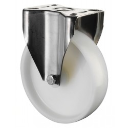 Edelstahl-Bockrolle 125x39mm