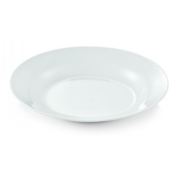 Teller Melamin 20cm tief weiß