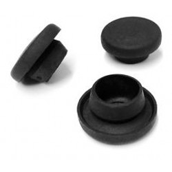 Kappe für 22mm Rundrohr schwarz